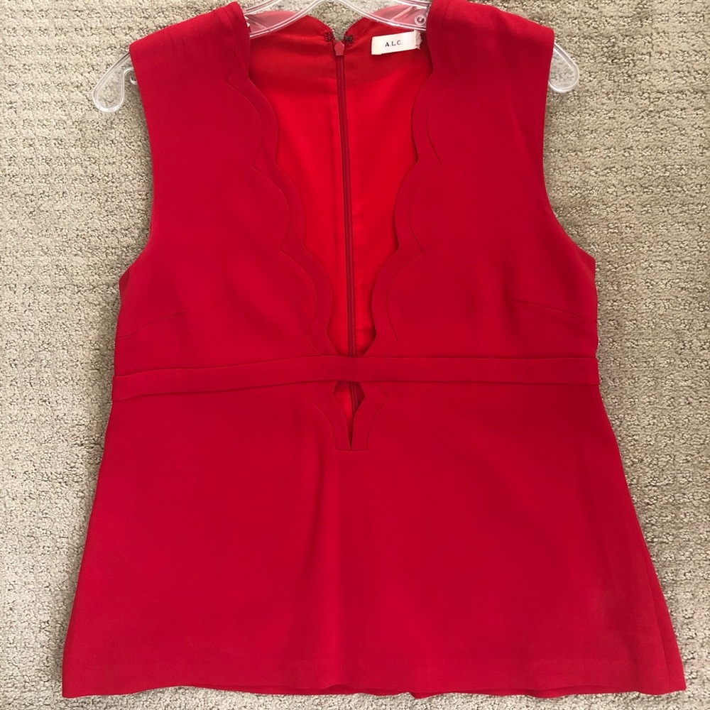 ALC red blouse